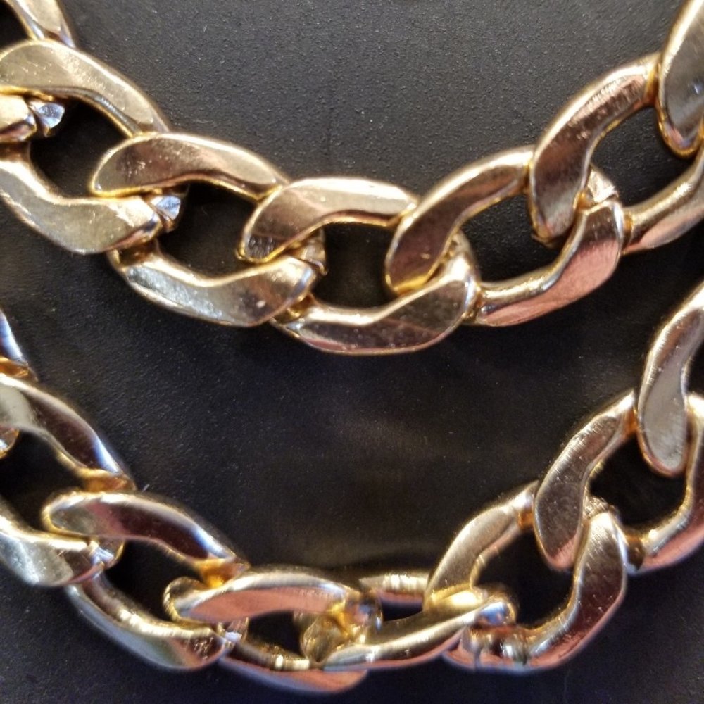 3 Strand Gold Plated Necklace: Brand New Half Off! - Picture 2 of 4